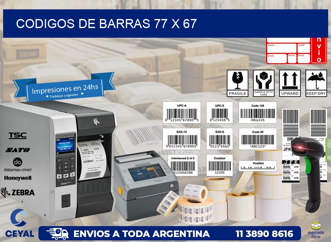 codigos de barras 77 x 67