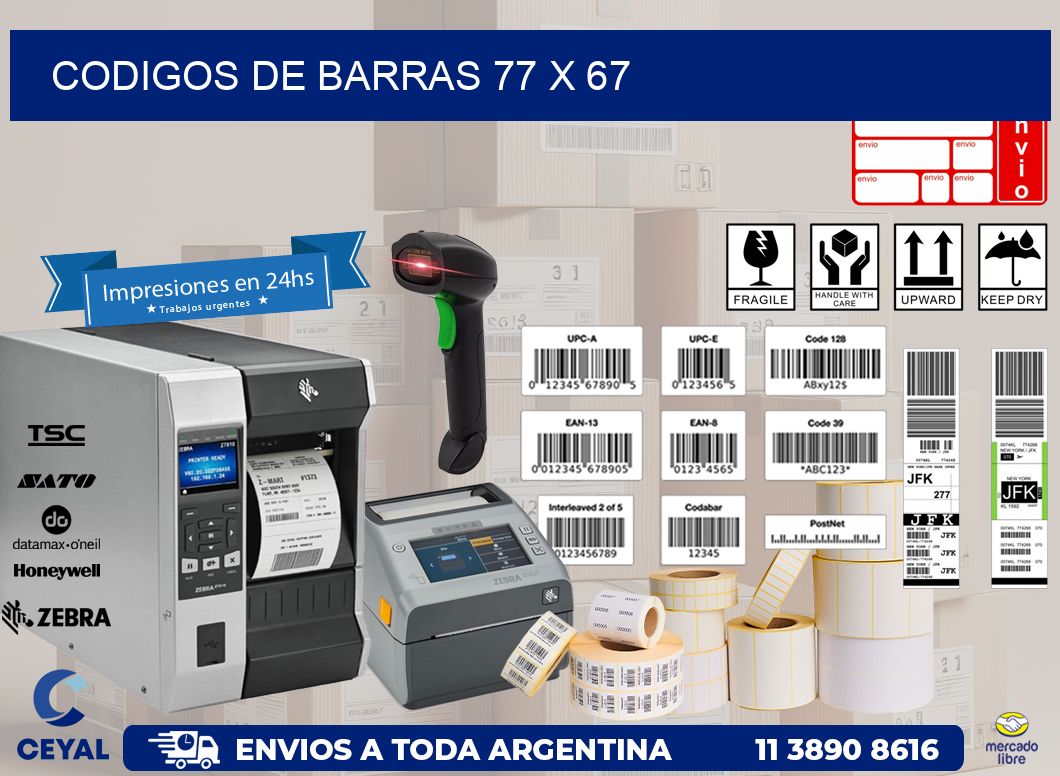 codigos de barras 77 x 67