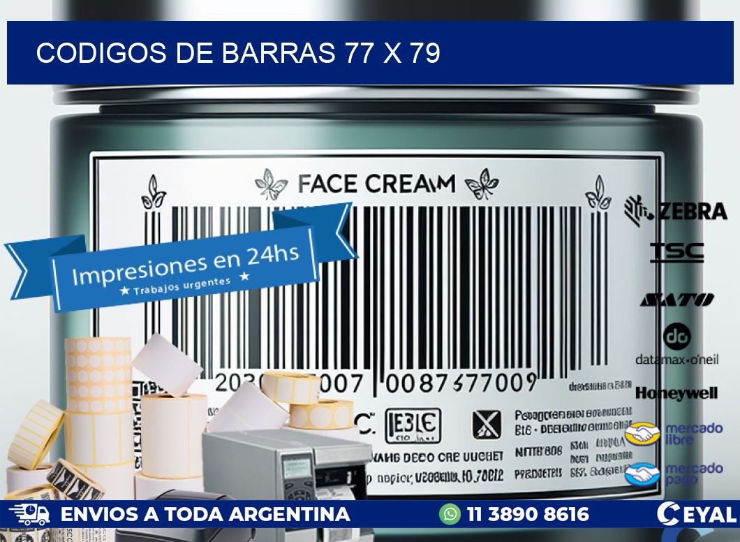 codigos de barras 77 x 79
