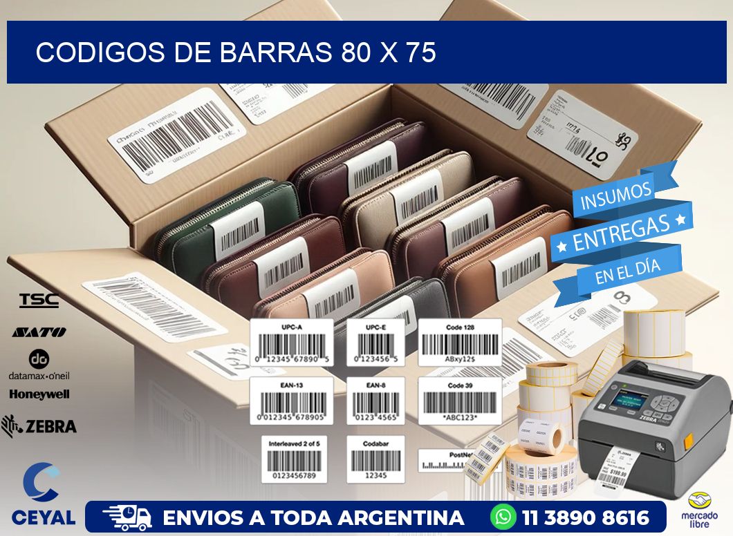 codigos de barras 80 x 75
