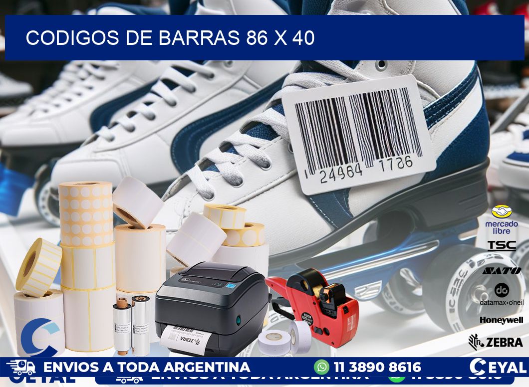 codigos de barras 86 x 40