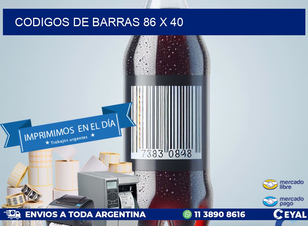 codigos de barras 86 x 40