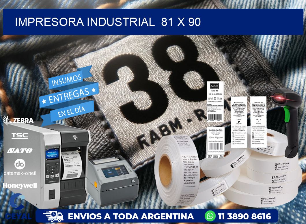 impresora industrial 81 x 90