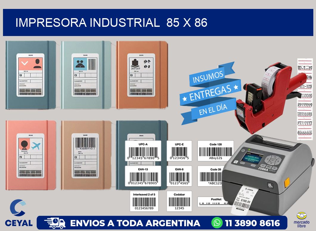 impresora industrial  85 x 86