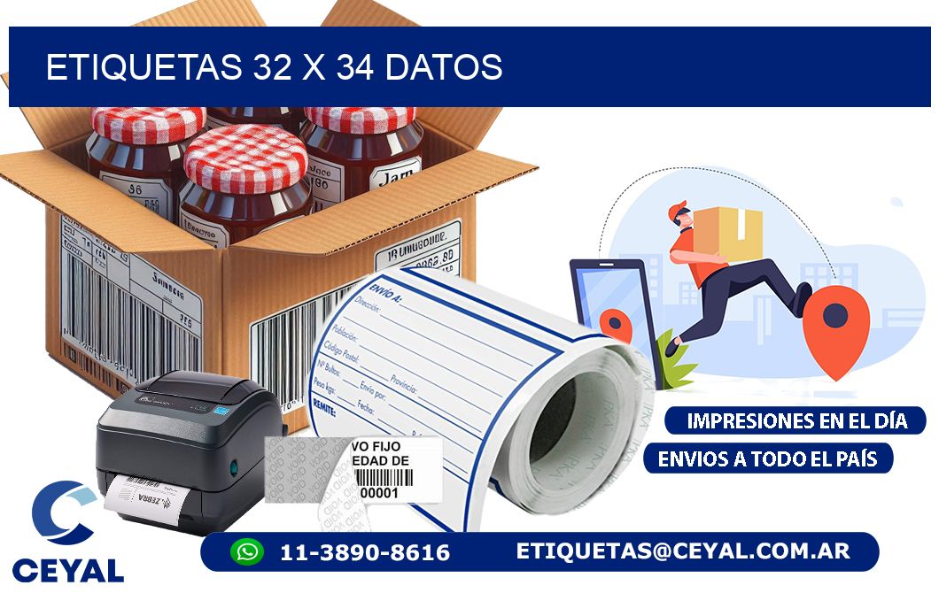 ETIQUETAS 32 x 34 DATOS