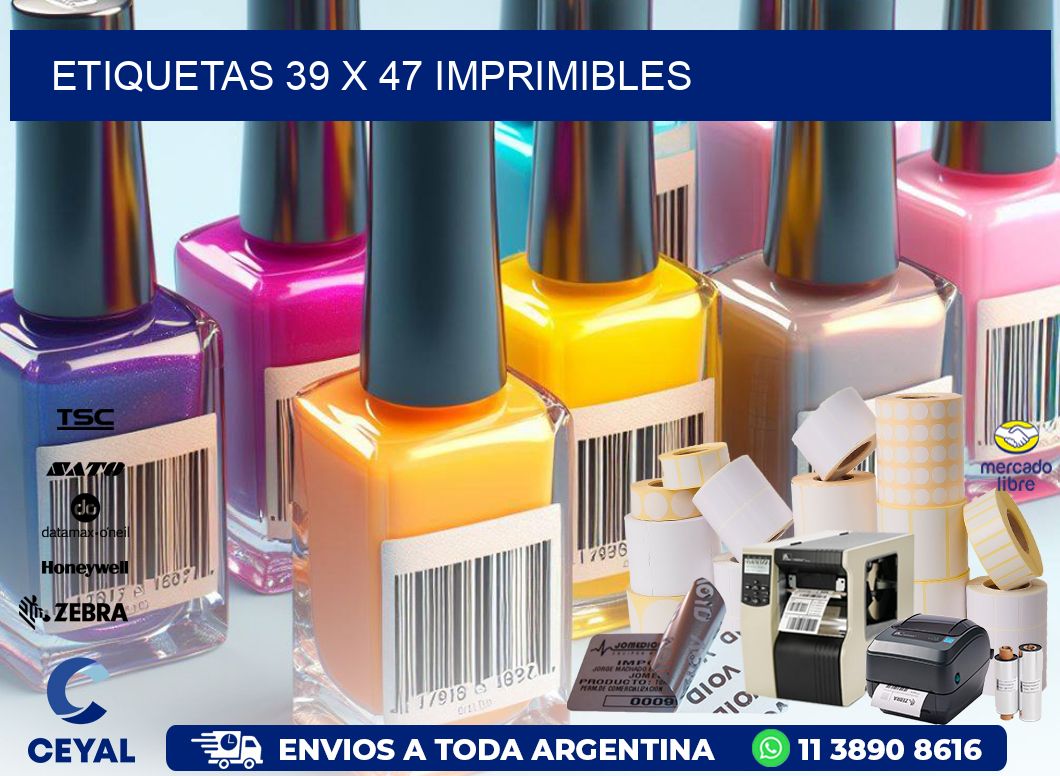 ETIQUETAS 39 x 47 IMPRIMIBLES