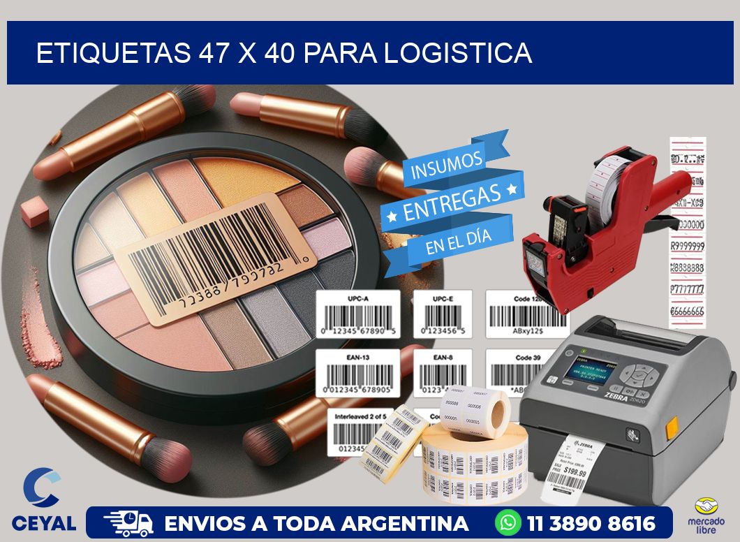 ETIQUETAS 47 x 40 PARA LOGISTICA