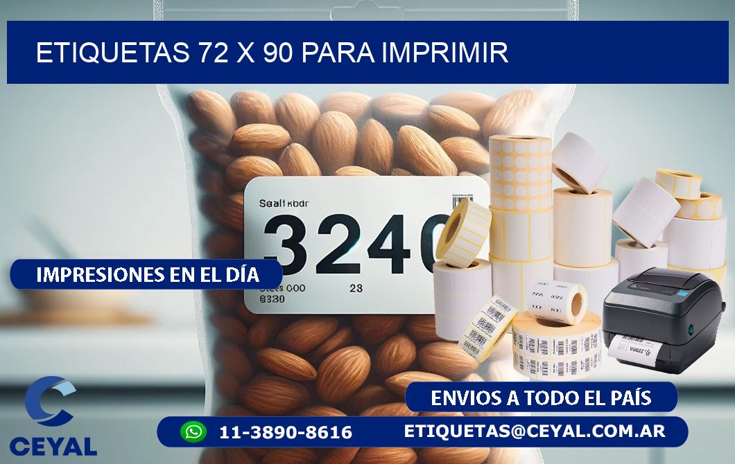 ETIQUETAS 72 x 90 PARA IMPRIMIR