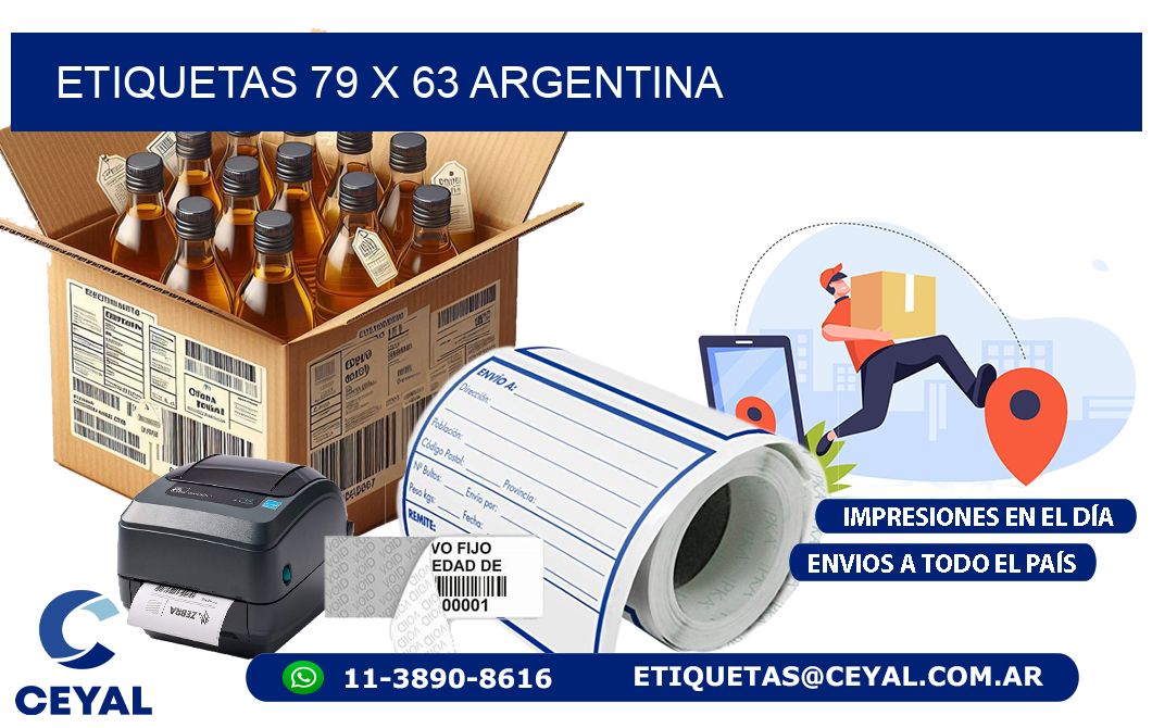 ETIQUETAS 79 x 63 ARGENTINA