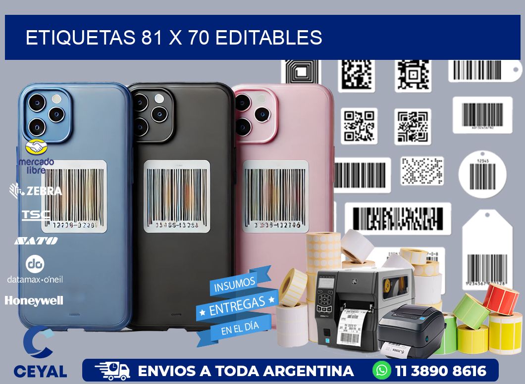 ETIQUETAS 81 x 70 EDITABLES