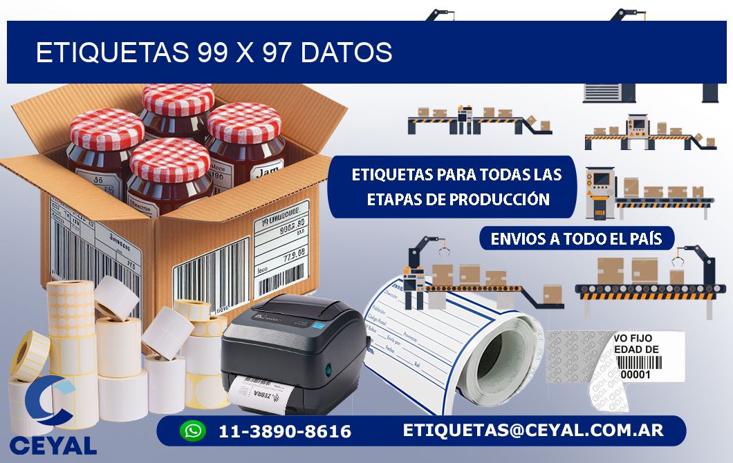 ETIQUETAS 99 x 97 DATOS