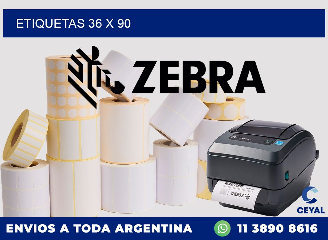 etiquetas 36 x 90