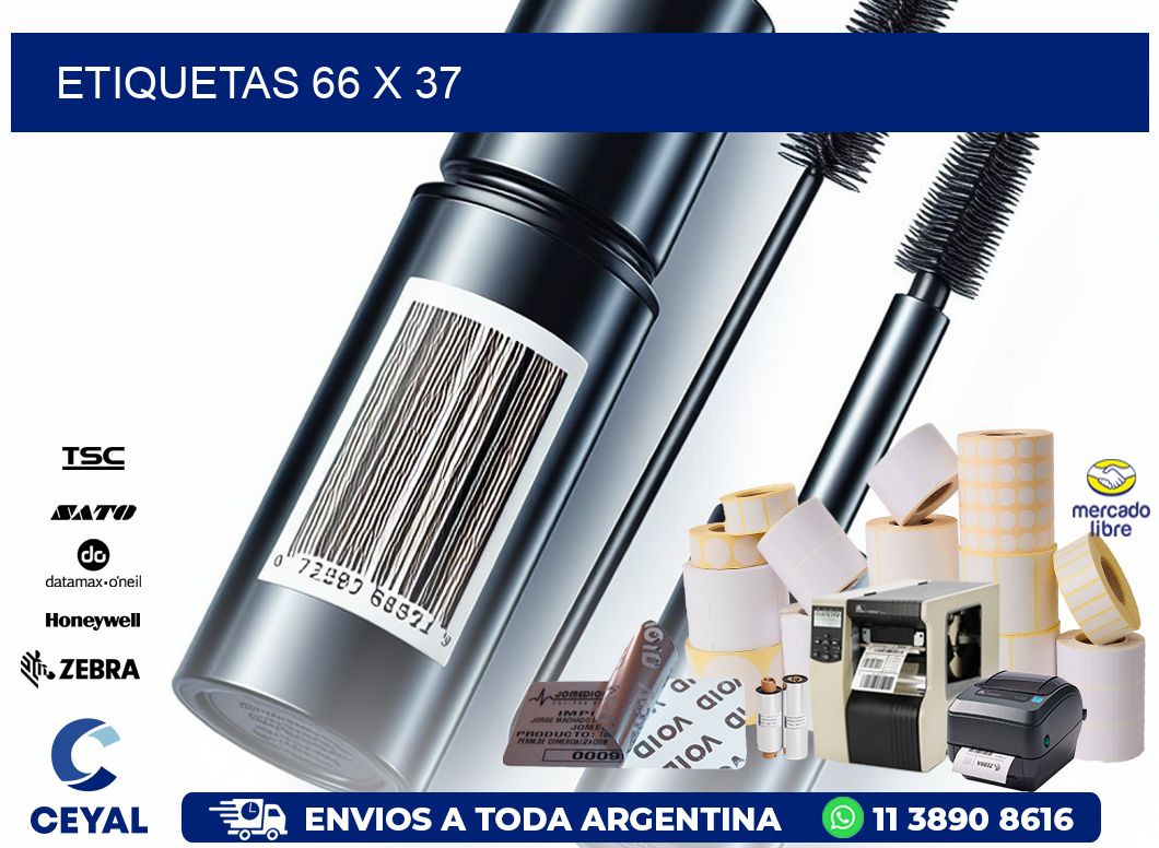 etiquetas 66 x 37