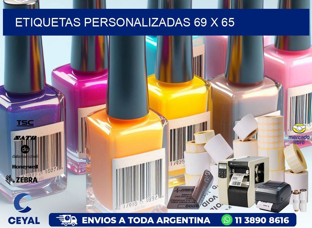 etiquetas personalizadas 69 x 65