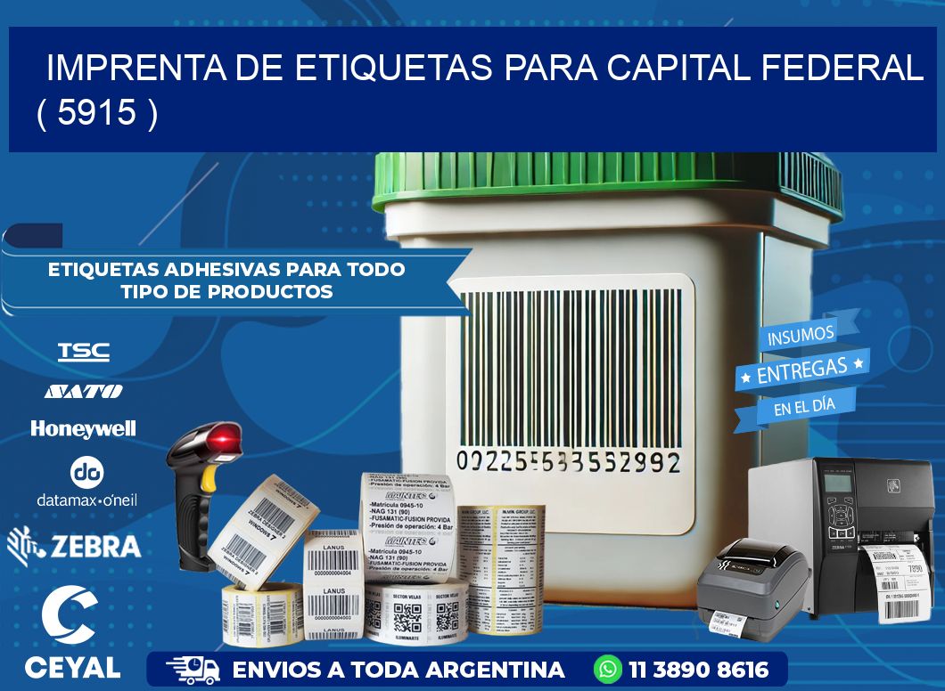 imprenta de etiquetas para capital federal  ( 5915 )
