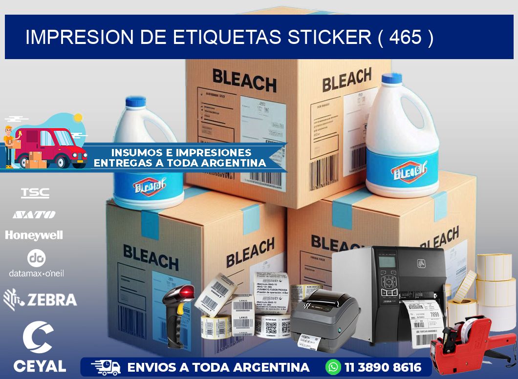 impresion de etiquetas sticker ( 465 )
