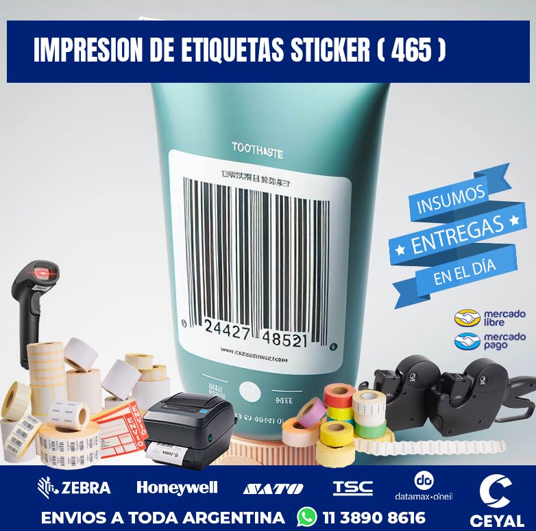impresion de etiquetas sticker ( 465 )