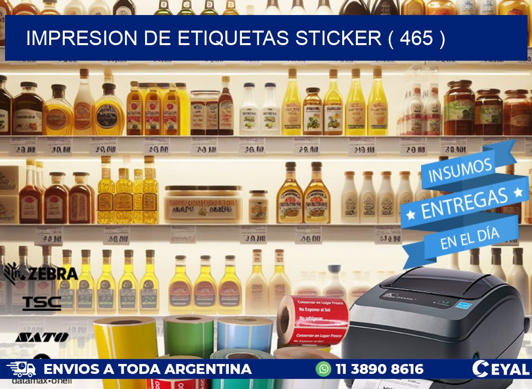 impresion de etiquetas sticker ( 465 )
