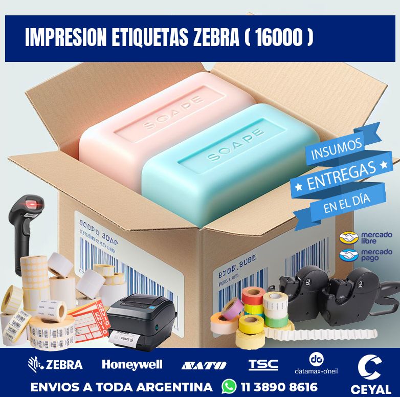 impresion etiquetas zebra ( 16000 )
