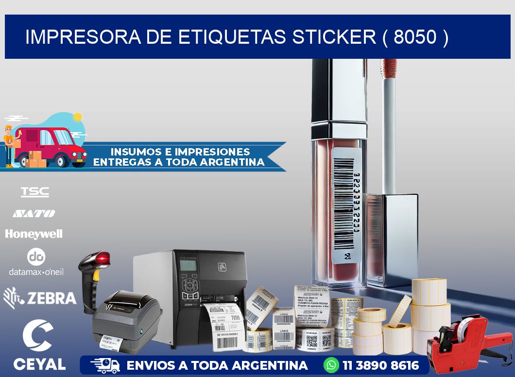 impresora de etiquetas sticker ( 8050 )