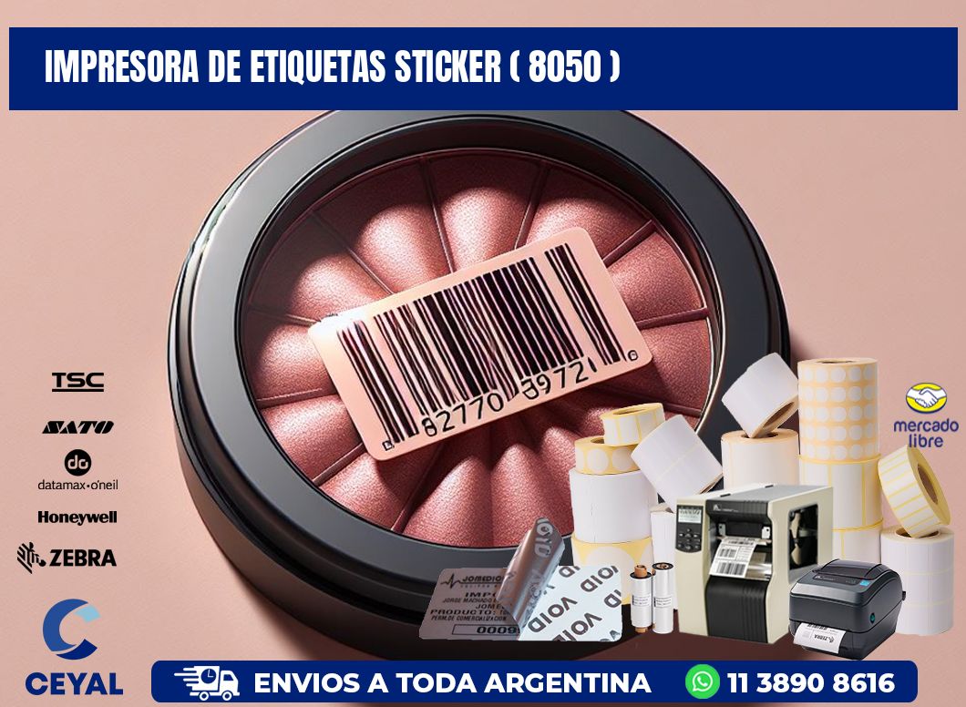 impresora de etiquetas sticker ( 8050 )