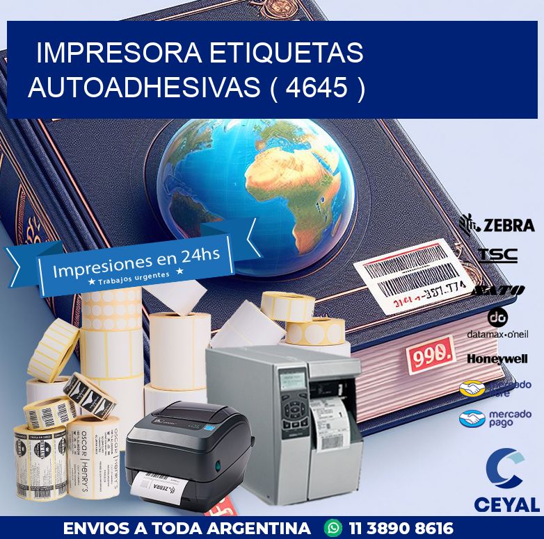 impresora etiquetas autoadhesivas ( 4645 )