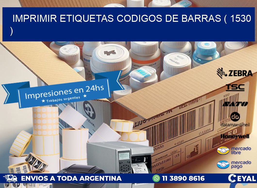 imprimir etiquetas codigos de barras ( 1530 )