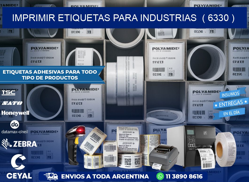 imprimir etiquetas para industrias  ( 6330 )