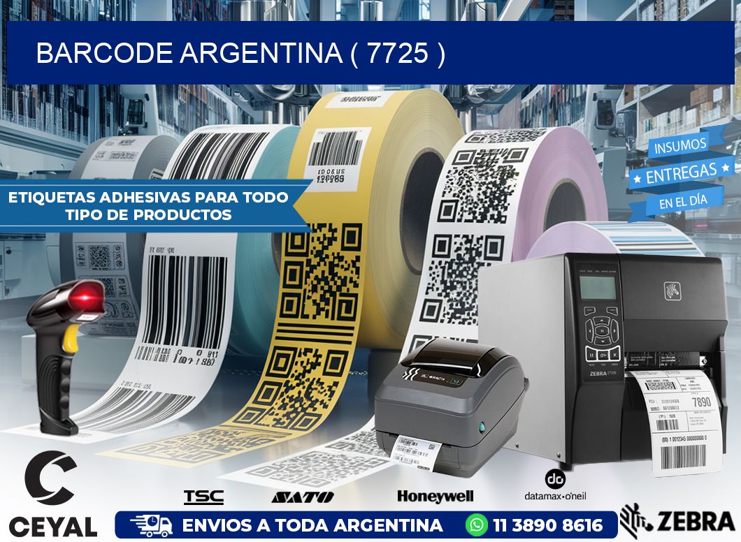 BARCODE ARGENTINA ( 7725 )