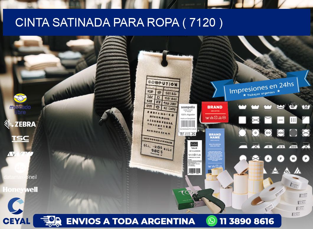 CINTA SATINADA PARA ROPA ( 7120 )