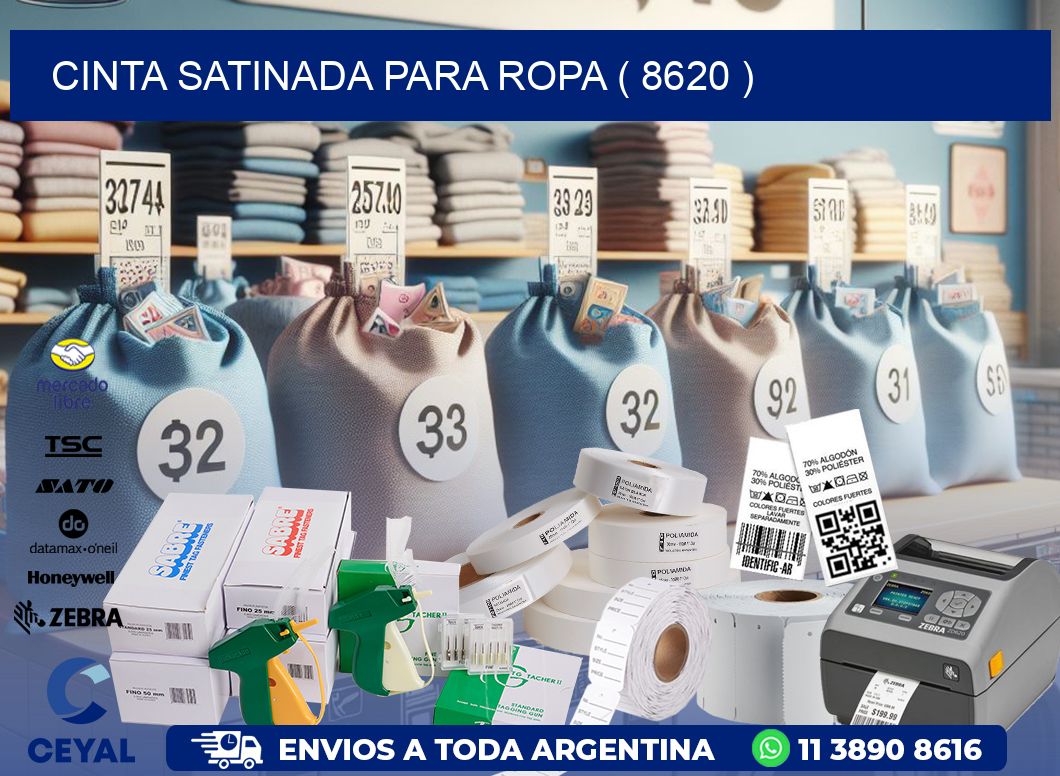 CINTA SATINADA PARA ROPA ( 8620 )