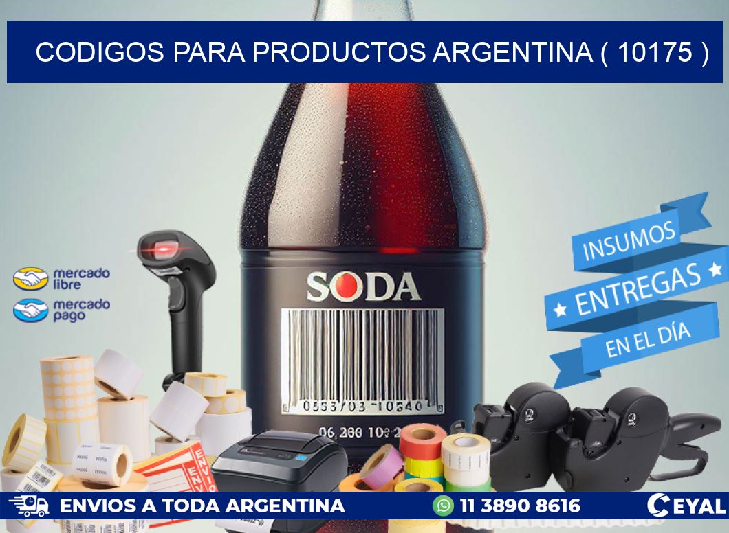 CODIGOS PARA PRODUCTOS ARGENTINA ( 10175 )