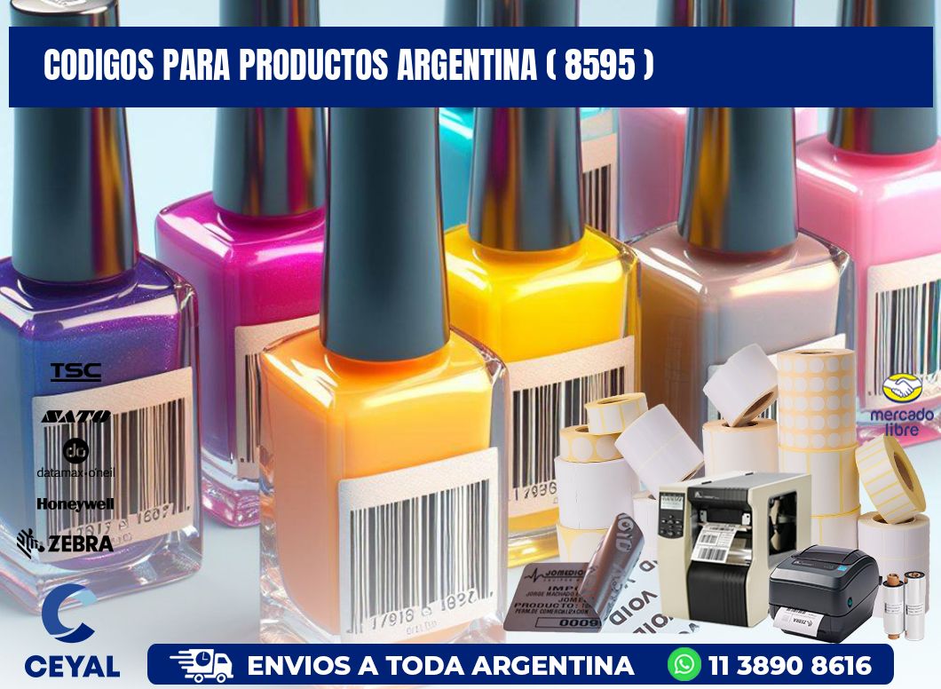 CODIGOS PARA PRODUCTOS ARGENTINA ( 8595 )