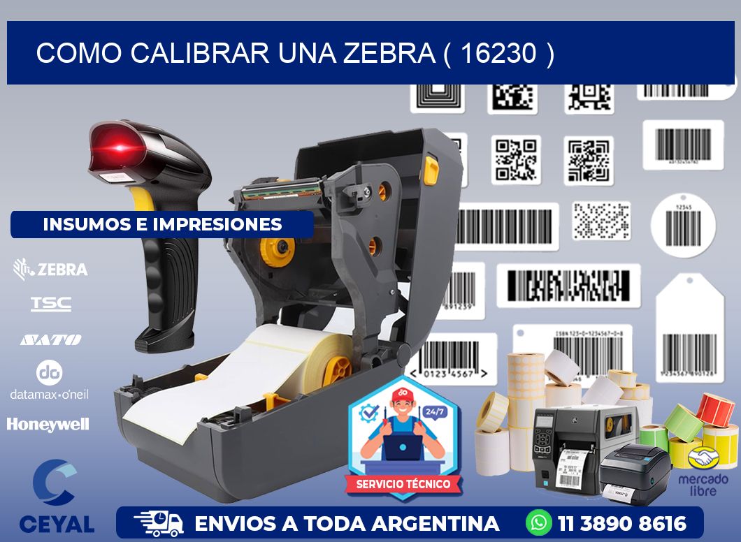COMO CALIBRAR UNA ZEBRA ( 16230 )