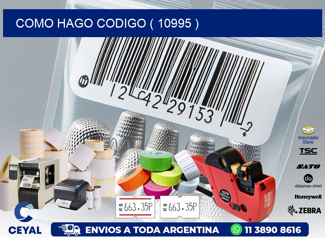 COMO HAGO CODIGO ( 10995 )