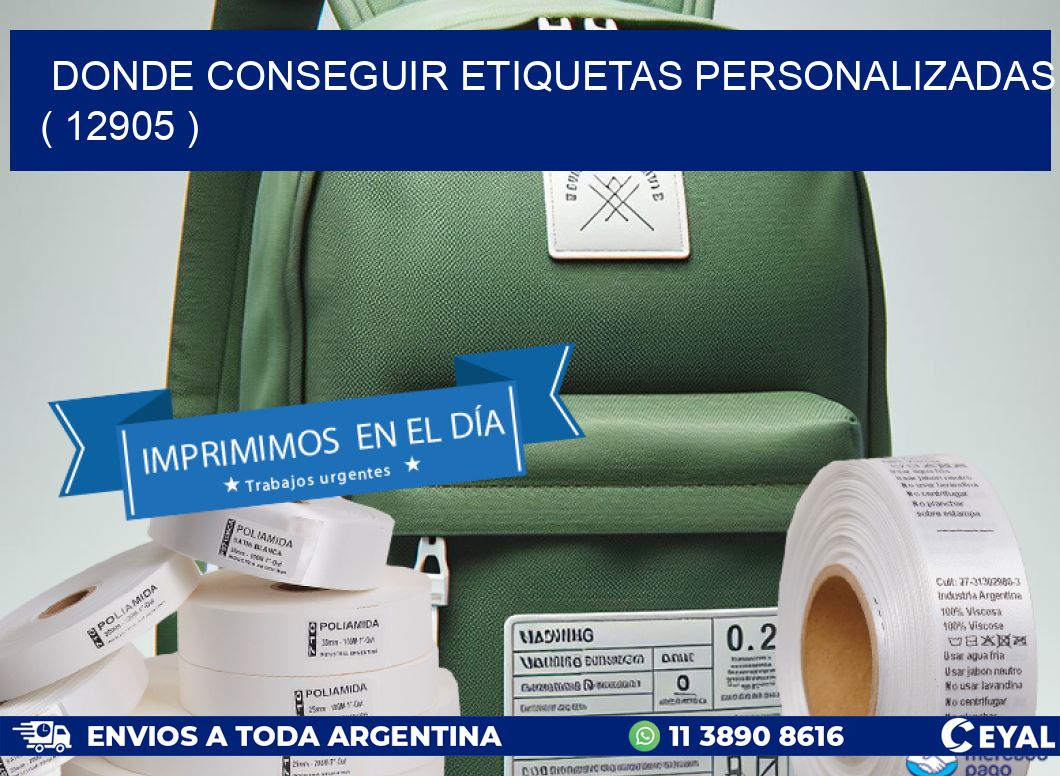 DONDE CONSEGUIR ETIQUETAS PERSONALIZADAS ( 12905 )