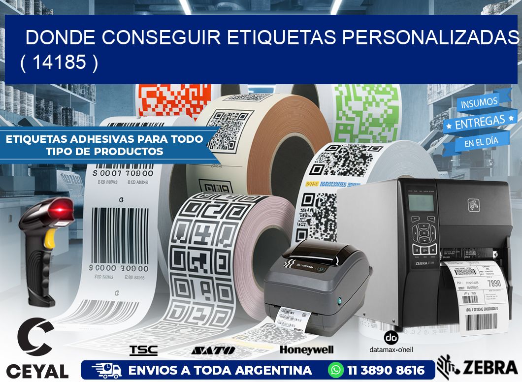 DONDE CONSEGUIR ETIQUETAS PERSONALIZADAS ( 14185 )