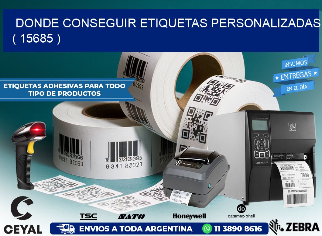 DONDE CONSEGUIR ETIQUETAS PERSONALIZADAS ( 15685 )