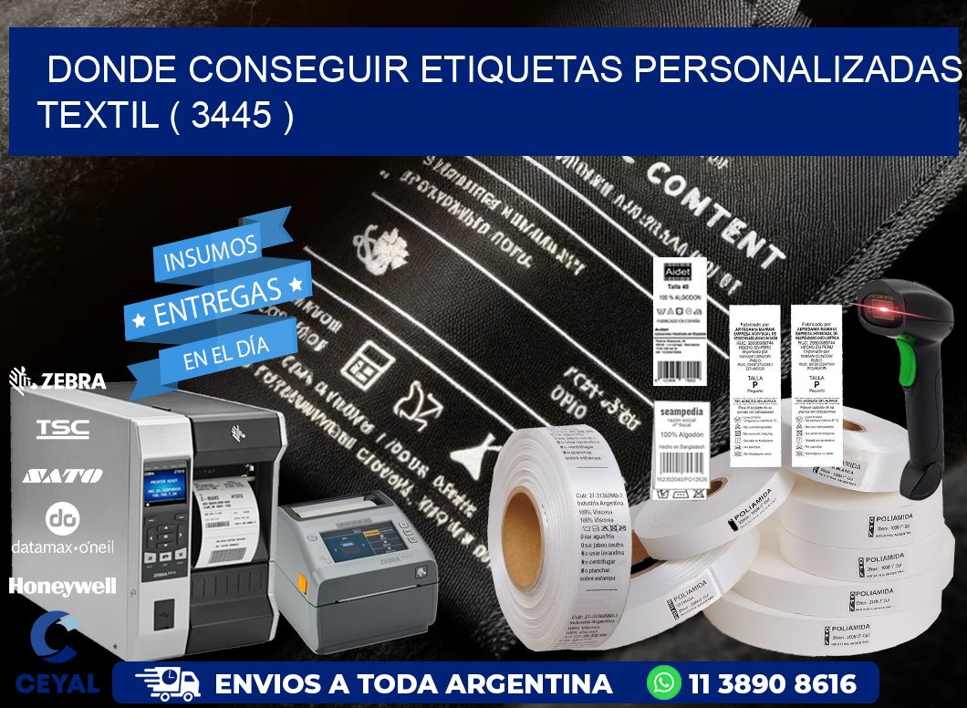 DONDE CONSEGUIR ETIQUETAS PERSONALIZADAS TEXTIL ( 3445 )