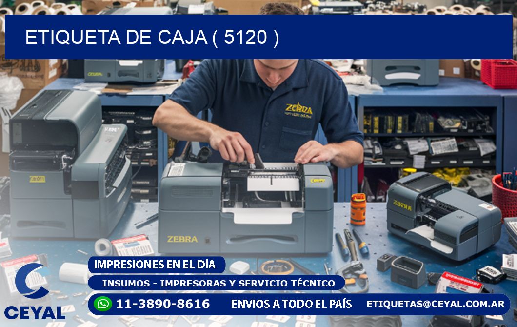 ETIQUETA DE CAJA ( 5120 )