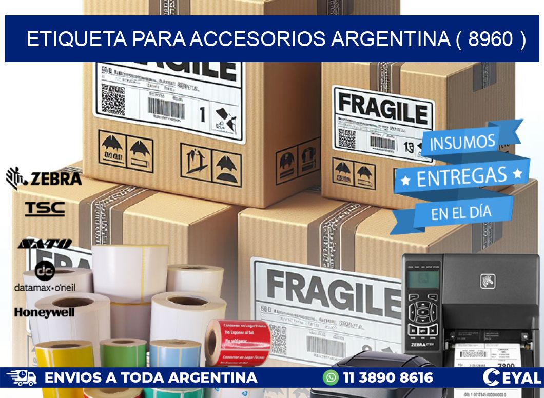 ETIQUETA PARA ACCESORIOS ARGENTINA ( 8960 )