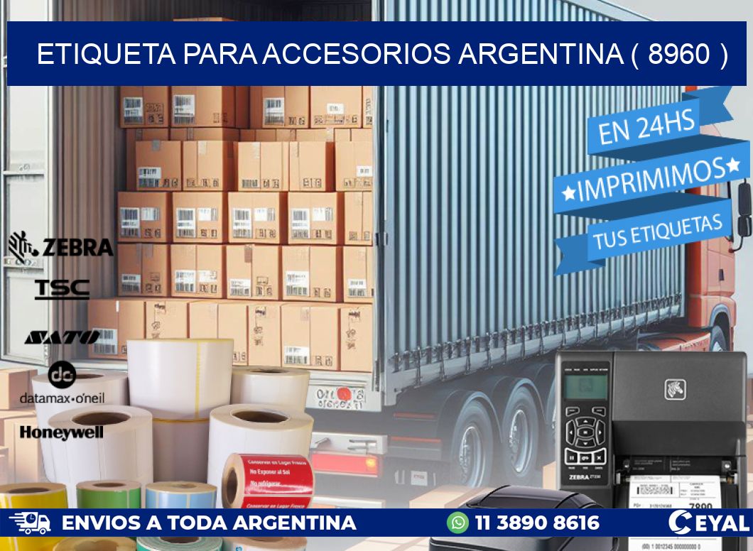 ETIQUETA PARA ACCESORIOS ARGENTINA ( 8960 )