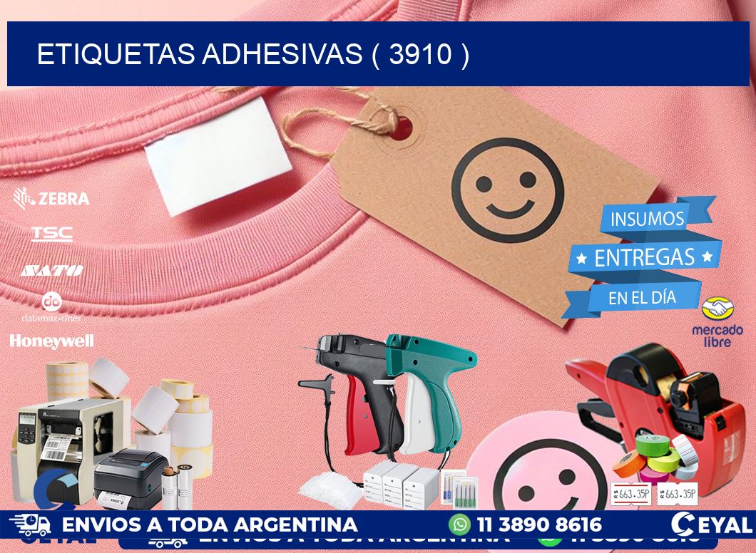ETIQUETAS ADHESIVAS ( 3910 )
