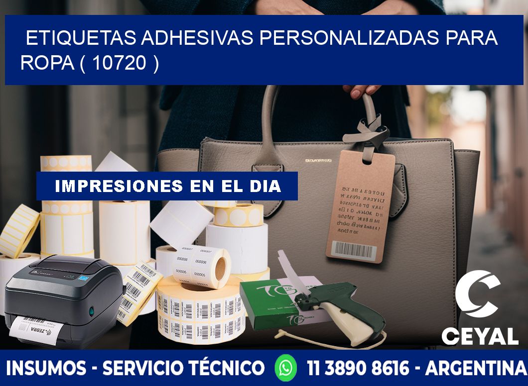 ETIQUETAS ADHESIVAS PERSONALIZADAS PARA ROPA ( 10720 )