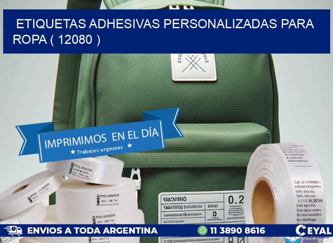 ETIQUETAS ADHESIVAS PERSONALIZADAS PARA ROPA ( 12080 )