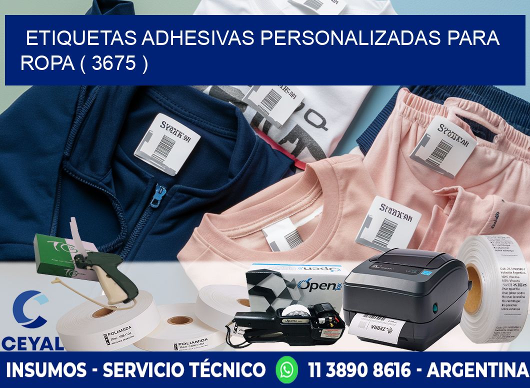 ETIQUETAS ADHESIVAS PERSONALIZADAS PARA ROPA ( 3675 )