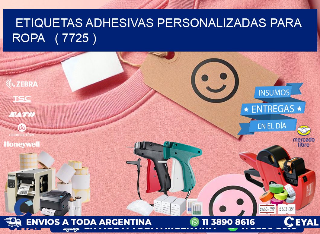 ETIQUETAS ADHESIVAS PERSONALIZADAS PARA ROPA   ( 7725 )