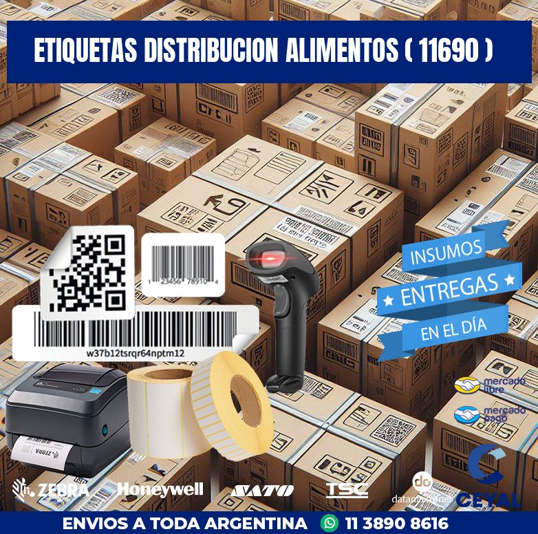 ETIQUETAS DISTRIBUCION ALIMENTOS ( 11690 )