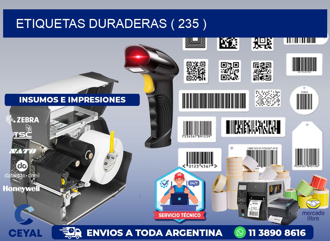 ETIQUETAS DURADERAS ( 235 )