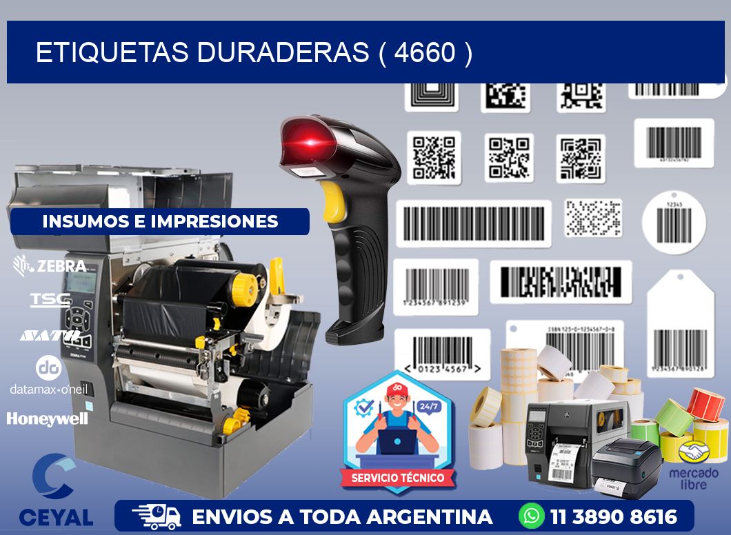 ETIQUETAS DURADERAS ( 4660 )